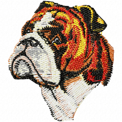 Dogs Embroidery Design 12